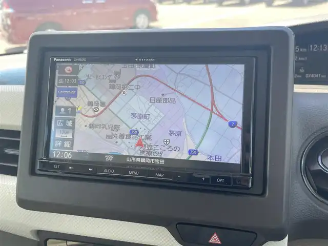 ホンダ Ｎ ＢＯＸ G L ホンダセンシング 山形県 2019(平31)年 7.4万km クリスタルブラックパール 4WD/衝突被害軽減システム/SDナビ/　　【CD　DVD　BT　フルセグ　USB】/バックカメラ/パワースライドドア/レーダークルーズコントロール/LEDオートライト/シートヒーター/ステアリングスイッチ/電動格納ウィンカーミラー/純正フロアマット/ドアバイザー/スマートキー/ETC