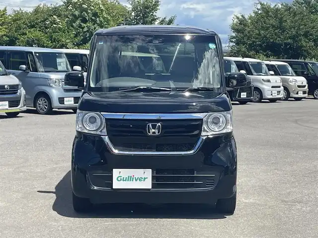 ホンダ Ｎ ＢＯＸ G L ホンダセンシング 山形県 2019(平31)年 7.4万km クリスタルブラックパール 4WD/衝突被害軽減システム/SDナビ/　　【CD　DVD　BT　フルセグ　USB】/バックカメラ/パワースライドドア/レーダークルーズコントロール/LEDオートライト/シートヒーター/ステアリングスイッチ/電動格納ウィンカーミラー/純正フロアマット/ドアバイザー/スマートキー/ETC
