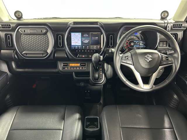 スズキ ハスラー Jスタイル ターボ 大阪府 2022(令4)年 3.3万km ピュアホワイトパール/ガンメタリック2トーン ターボ車/純正メーカーOPナビ/CD/DVD/Bluetoot/フルセグTV/全方位カメラ/レーダークルーズコントロール/コーナーセンサーR/衝突軽減システム/レーンアシスト/D/N席シートヒーター/LEDヘッドライト/フォグランプ/オートハイビーム/オートライト/プッシュスタート/スマートキー/スペアキー×1/ETC