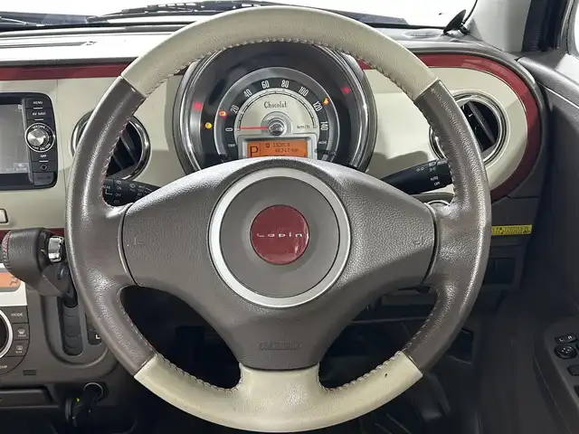 スズキ ラパン ショコラ X 佐賀県 2013(平25)年 4.7万km エアブルーメタリック ワンオーナー/禁煙車/純正ナビ/ワンセグ/Bluetooth/バックカメラ/ABS/スマートキー/フロアマット/純正14インチアルミホイール/保証書/取扱説明書