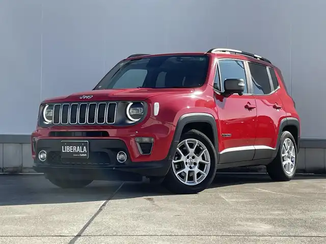 クライスラー・ジープ ジープ レネゲード リミテッド 東京都 2021(令3)年 4万km 赤 純正ナビ/バックカメラ/Bluetooth/ブラインドスポットモニター/ルーフレール/ビルトインETC2.0/ドライブレコーダー/LEDヘッドライト/プッシュスタート/インテリキー/アダプティブクルーズコントロール/ブラックレザーシート