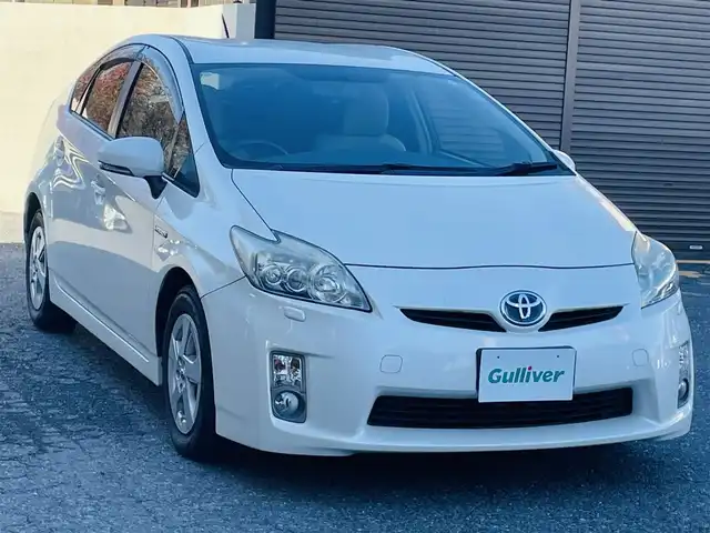 トヨタ プリウス S　LEDエディション 千葉県 2010(平22)年 10.4万km ホワイトパールクリスタルシャイン 純正HDDナビ（フルセグ/BT/DVD)/ETC/バックカメラ/LEDヘッドライト