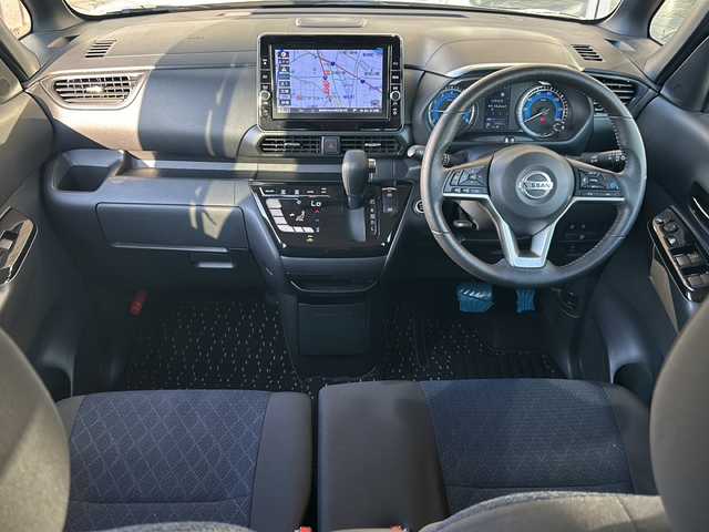 日産 ルークス HWS Gターボ プロパイロットED 静岡県 2020(令2)年 2.9万km パープルⅡ 純正９型ナビ　フルセグＴＶ　Ｂｌｕｅｔｏｏｔｈ　全方位カメラ　プロパイロット　エマージェンシブレーキ　衝突軽減装置　追従クルコン　ハンドル支援　ＬＥＤオートライト　フォグランプ　ツートンカラー　リアシェード　シート背面テーブル　前後ドラレコ　コーナーセンサー　禁煙車