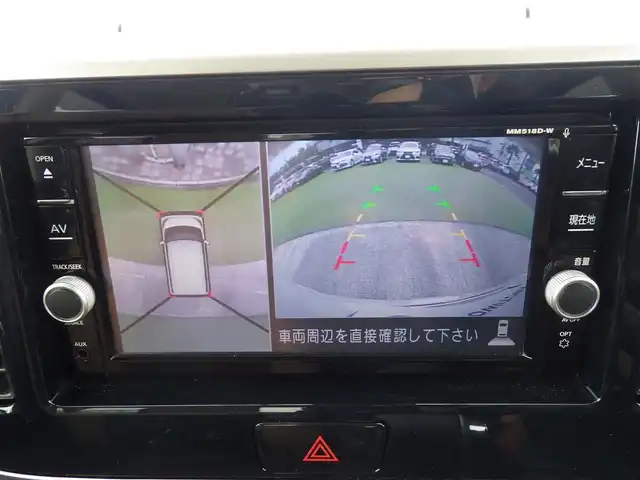日産 デイズ ルークス HWS X Vセレクション 千葉県 2019(平31)年 3.8万km ホワイトパール エマージェンシーブレーキ/両側パワースライドドア/純正SDナビ/地デジTV/【BD/DVD/CD再生機能　Bluetooth接続】/アラウンドビューモニター/ドライブレコーダー（前後撮影）/革巻きステアリング/ステアリングスイッチ/ETC/LEDヘッドライト/フォグライト/ウインカーミラー/コーナーセンサー/純正15インチアルミホイル/インテリジェントキー