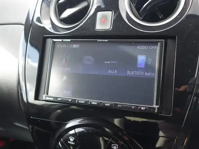 日産 ノート e－パワー B FOUR 山形県 2019(令1)年 8.5万km ブリリアントシルバー ４WD/衝突被害軽減システム/メモリナビ/　【CD BT AUX AM/FM】/バックカメラ/オートライト/アイドリングストップ/コーナーセンサー/電動格納ウィンカーミラー/フロアマット/スマートキー/ETC