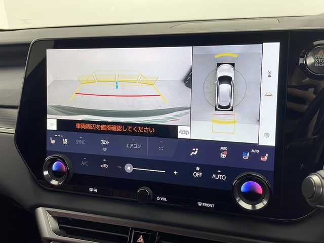 レクサス ＲＸ 350 Fスポーツ 愛知県 2025(令7)年 0.3万km グラファイトブラックガラスフレーク /ワンオーナー//サンルーフ　//オレンジキャリパー//デジタルインナーミラー　//純正21AW//純正ドライブレコーダー//メーカーナビ　//全方位カメラ//フルセグ/BT/USB/Miracast/AM/FM//ビルトインETC2.0　//パワーバックドア//アイドリングストップ　//nanoeX//LEDオートライト　//フォグ　//オートハイビーム//赤黒革 //パワーシート //シートヒーター //エアシート//革巻きステア　//ステアスイッチ　//ステアヒーター//パドルシフト　//DAC　//HUD　//パーキングアシスト//PCS/RSA/FCTA/RCTA//ACC/PDA/LCA/LDA/BSM/PKSB//フロアマット　//スマートキー　//プッシュスタート//保証書　//取説　//記録簿　//スペアキー