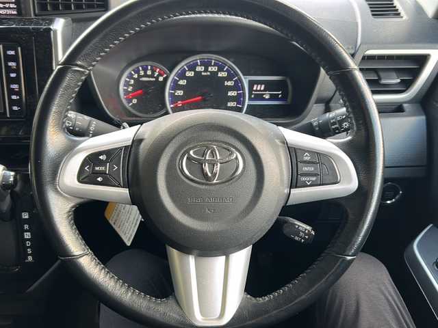 トヨタ ルーミー カスタムG 京都府 2019(令1)年 4.6万km パールホワイトⅢ ワンオーナー/純正SDナビ（NSZT-W68T）/・DVD/CD/BT/・フルセグテレビ/ETC/バックカメラ/スマートアシストIII/・衝突警報機能/・衝突回避支援ブレーキ/・誤発進抑制制限機能/・車線逸脱警報機能/・先行車発進お知らせ機能/・オートハイビーム/クルーズコントロール/革巻きステアリング/ステアリングスイッチ/両側パワースライドドア/前後コーナーセンサー/LEDヘッドライト/プッシュスタートボタン/スマートキー×2/純正14インチアルミホイール/純正フロアマット/取扱説明書/ナビ取扱説明書/保証書