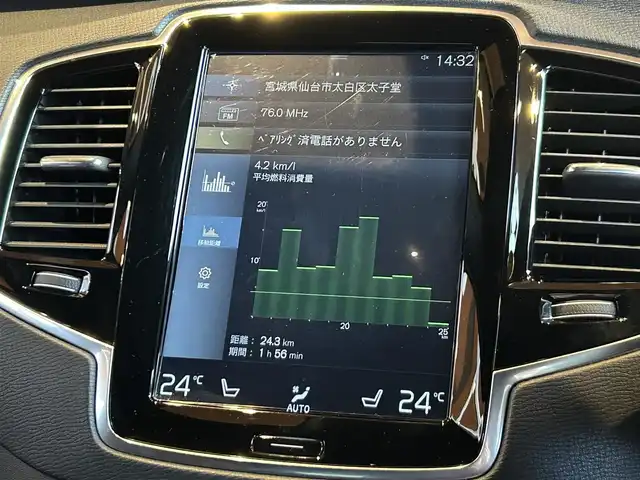 ボルボ ＸＣ９０ T6 AWD Rデザイン 宮城県 2016(平28)年 4.4万km オニキスブラックP ワンオーナー/ポールスターパフォーマンスパッケージ/アダプティブクルーズコントロール/レーンキープアシスト/BLIS/クロストラフィックアラート/純正ナビゲーションシステム/フルセグTV/サラウンドビューカメラ/ブラックレザーシート/シートヒーター/メモリ機能付きパワーシート/LEDヘッドライト/純正22インチAW/スマートキー/パワーバックドア/液晶メーターパネル/ETC車載器/ドライブレコーダー