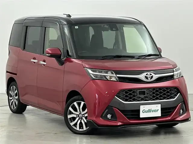 トヨタ タンク カスタムG－T 福岡県 2017(平29)年 4.6万km ブラックマイカ/マゼンダベリーメタリック 純正7型ナビ(CD DVD BT フルセグTV)　/ETC /ドライブレコーダー　/スマートアシスト2 /衝突被害軽減ブレーキ　/レーンキープアシスト　/両側パワースライドドア /オートライト /LEDヘッドライト　/フォグランプ