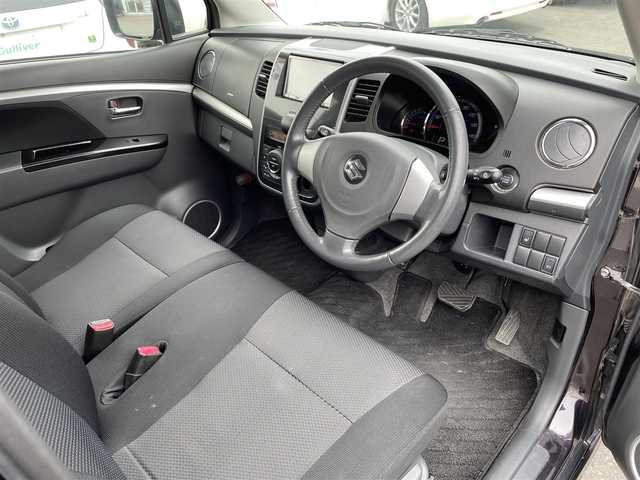 スズキ ワゴンＲ スティングレー X 道央・札幌 2010(平22)年 8.7万km ミステリアスバイオレットパール ４ＷＤ/プッシュスタート/社外メモリナビ(AM/FM/CD)/ワンセグ(走行中視聴可能)/バックカメラ/ドアバイザー/純正フロアマット/ベンチシート/シートヒーター(運転席)/フォグランプ/オーバーヘッドコンソール/電動格納ミラー/バニティミラー/エンジンスターター/スペアキー×１