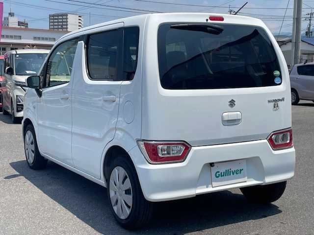 スズキ ワゴンＲ FA 長崎県 2019(平31)年 4.5万km スペリアホワイト/シルキーシルバーメタリック 社外SDナビ/CD/BT/ワンセグTV/バックカメラ/ETC/電動格納ミラー