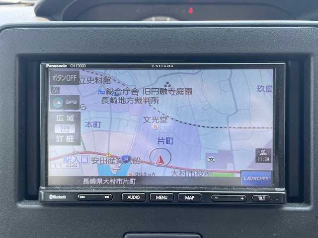 スズキ ワゴンＲ FA 長崎県 2019(平31)年 4.5万km スペリアホワイト/シルキーシルバーメタリック 社外SDナビ/CD/BT/ワンセグTV/バックカメラ/ETC/電動格納ミラー