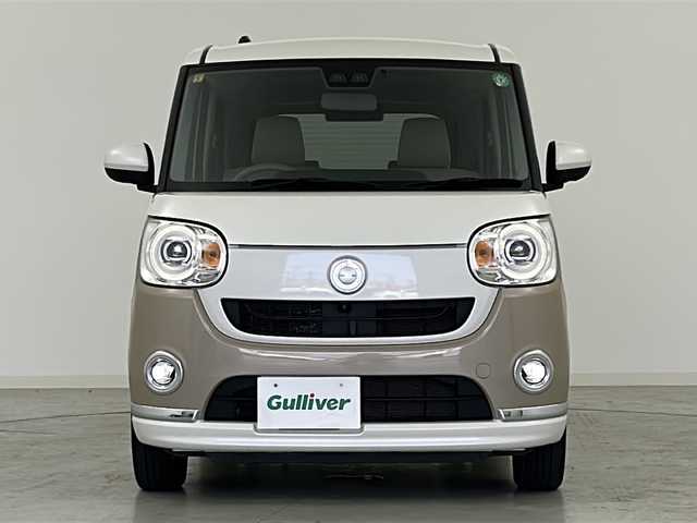ダイハツ ムーヴ キャンバス G メイクアップ リミテッド　SAⅢ 宮城県 2021(令3)年 4.9万km パールホワイトⅢ/ナチュラルベージュマイカメタリック 2トーン スマートアシストIII	/・衝突回避支援ブレーキ機能	/・車線逸脱警報機能	/・オートハイビーム	/・コーナーセンサー	/パノラマモニター/社外7型ナビ/・BT.CD.DVD/両側パワースライドドア/運転席シートヒーター/ステアリングスイッチ/プッシュスタート/スマートキー/LEDヘッドライト/LEDフォグランプ/アイドリングストップ/横滑り防止装置/社外フロアマット/純正ホイールキャップ
