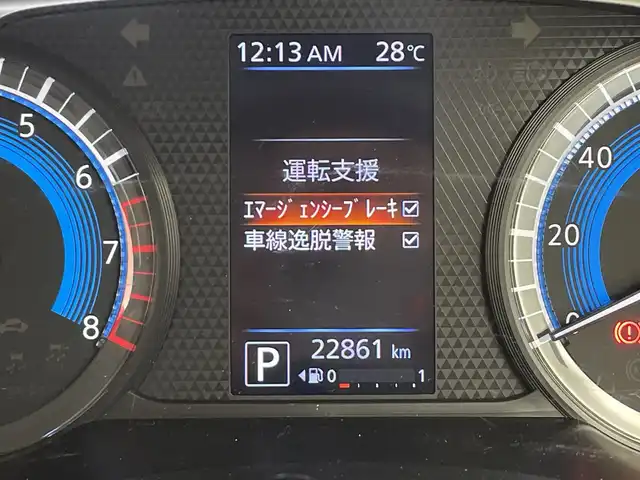 日産 デイズ X 三重県 2022(令4)年 2.3万km ブラック 純正9インチナビ/全方位カメラ/衝突軽減ブレーキ/車線逸脱システム/オートライト/オートハイビーム/コーナーセンサー/純正14インチAW/スマートキー