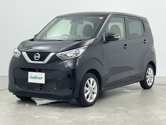 日産 デイズ X 三重県 2022(令4)年 2.3万km ブラック 純正9インチナビ/全方位カメラ/衝突軽減ブレーキ/車線逸脱システム/オートライト/オートハイビーム/コーナーセンサー/純正14インチAW/スマートキー