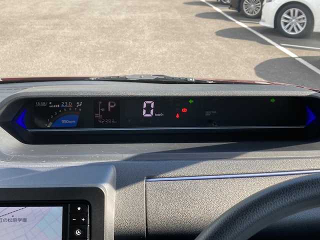 ダイハツ タント カスタム X スタイルセレクション 佐賀県 2021(令3)年 4.3万km ファイアークォーツレッドM ワンオーナー/純正ナビ/バックカメラ/両側パワースライドドア/プリクラッシュセーフティ/レーンキープアシスト/オートハイビーム/ドライブレコーダー/ハーフレザーシート/シートヒーター/ETC2.0/プッシュスタート/スマートキー/LEDヘッドライト/フォグライト/純正アルミホイール