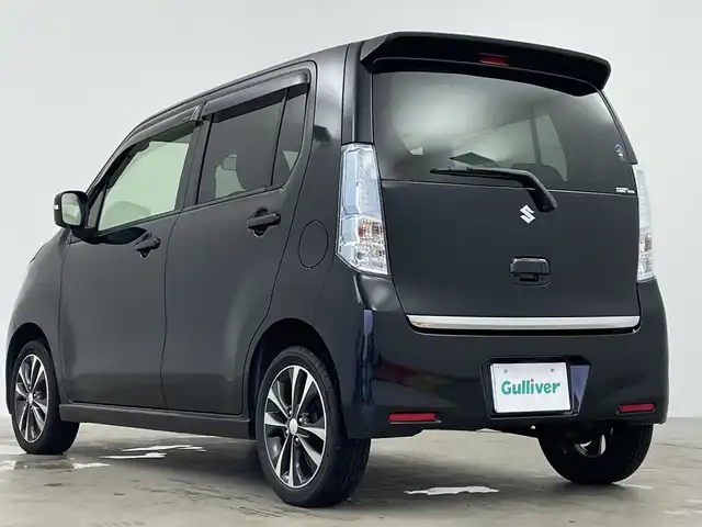 スズキ ワゴンＲ スティングレー T 鹿児島県 2016(平28)年 9.6万km ブルーイッシュブラックパール3 純正SDナビ/(BT/CD/DVD/AM/FM/ワンセグTV)/バックカメラ/クルーズコントロール/シートヒーター/ETC/ベンチシート/衝突軽減ブレーキ/アイドリングストップ/HDMI/フロントフォグライト/パドルシフト/純正15インチアルミホイール/純正ドアバイザー/純正フロアマット/スペアキー