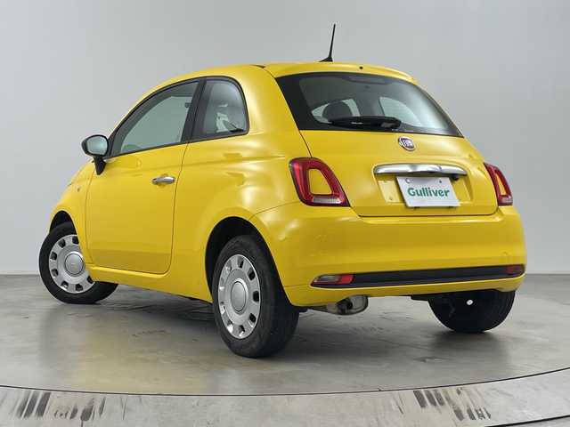 フィアット ５００ ミモザ2 埼玉県 2021(令3)年 3.8万km 黄 純正ディスプレイオーディオ/バックカメラ/ETC/前後ドライブレコーダー/クルーズコントロール/純正フロアマット/純正LEDライト