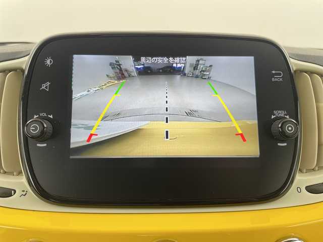 フィアット ５００ ミモザ2 埼玉県 2021(令3)年 3.8万km 黄 純正ディスプレイオーディオ/バックカメラ/ETC/前後ドライブレコーダー/クルーズコントロール/純正フロアマット/純正LEDライト