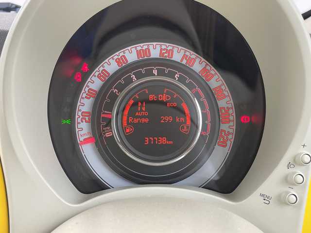 フィアット ５００ ミモザ2 埼玉県 2021(令3)年 3.8万km 黄 純正ディスプレイオーディオ/バックカメラ/ETC/前後ドライブレコーダー/クルーズコントロール/純正フロアマット/純正LEDライト