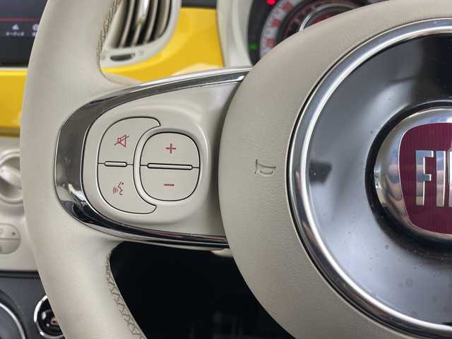 フィアット ５００ ミモザ2 埼玉県 2021(令3)年 3.8万km 黄 純正ディスプレイオーディオ/バックカメラ/ETC/前後ドライブレコーダー/クルーズコントロール/純正フロアマット/純正LEDライト