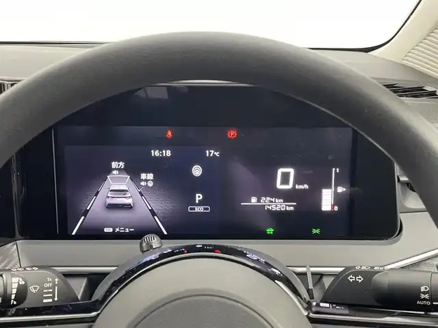 日産 ノート X 埼玉県 2021(令3)年 1.5万km オーロラフレアブルーパール 純正９インチナビ　バックカメラ　ビルトインＥＴＣ　ドライブレコーダー　インテリジェントエマージェンシーブレーキ　ステアリングスイッチ　プッシュスタート　スマートキー　オートマチックハイビーム　地デジ