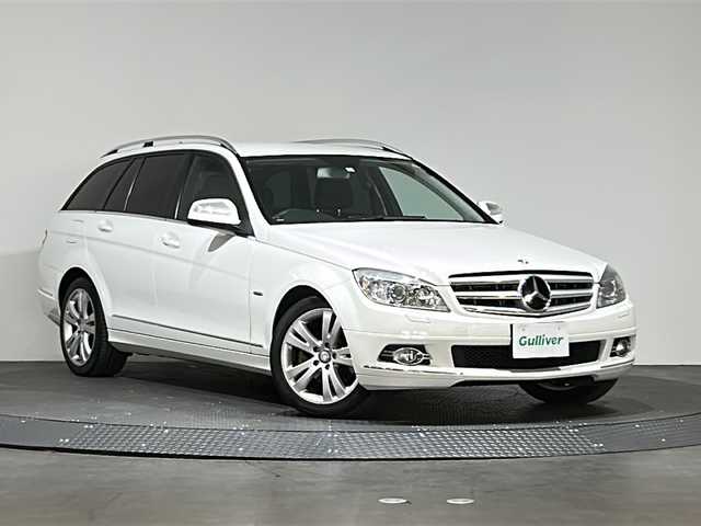 メルセデス・ベンツ Ｃ２００ コンプレッサーステーションワゴン 愛媛県 2008(平20)年 10.8万km カルサイトホワイト スーパーチャージャー　メーカー純正ナビ　フルセグ　CD　HDD　バックカメラ　ETC　ウインカーミラー　ステアリングリモコン　キセノンヘッドライト