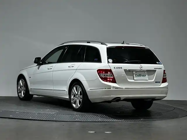 メルセデス・ベンツ Ｃ２００ コンプレッサーステーションワゴン 愛媛県 2008(平20)年 10.8万km カルサイトホワイト スーパーチャージャー　メーカー純正ナビ　フルセグ　CD　HDD　バックカメラ　ETC　ウインカーミラー　ステアリングリモコン　キセノンヘッドライト