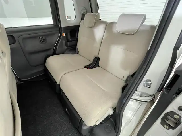 ダイハツ ムーヴ キャンバス G メイクアップ リミテッド　SAⅢ 滋賀県 2021(令3)年 3.9万km パールホワイトⅢ/ナチュラルベージュマイカメタリック 2トーン 禁煙車/社外7インチナビ【CD/DVD/Bluetooth】/全方位カメラ/衝突被害軽減システム/両側パワースライドドア/シートヒーター/ETC/アイドリングストップ/オートライト/オートハイビーム/ステアリングスイッチ/プッシュスタート/スマートキー