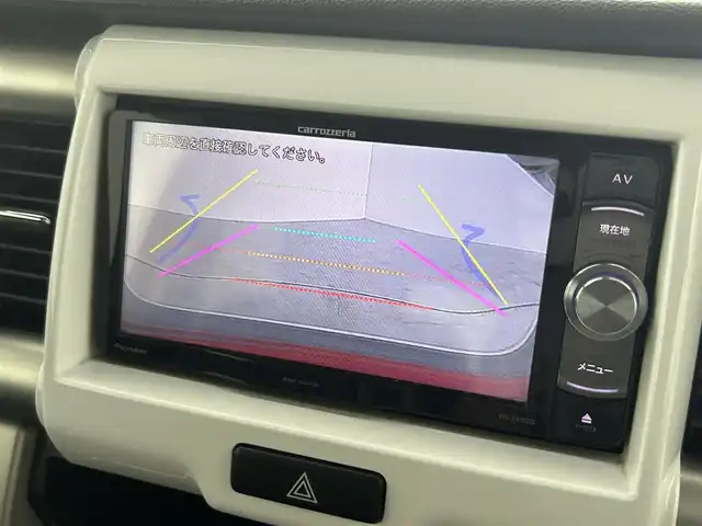 スズキ ハスラー G 群馬県 2017(平29)年 8万km フェニックスレッドパール/ブルーイッシュブラックパール 純正７インチナビ　Ｂｌｕｅｔｏｏｔｈ　フルセグ　バックカメラ　衝突軽減ブレーキ　シートヒーター　ＨＩＤヘッドライト　オートライト　プッシュスタート　電動格納ミラー　アイドリングストップ　禁煙車