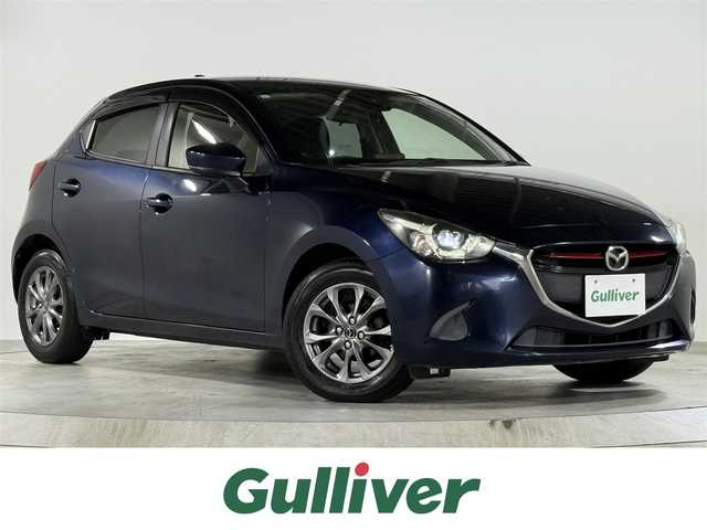 マツダ デミオ 13S ツーリング 広島県 2017(平29)年 6.7万km ディープクリスタルブルーマイカ スマートシティブレーキサポート/レーンキープアシスト/ブラインドスポットモニター/マツダコネクトナビ/CD/DVD/フルセグTV/Bluetooth/バックカメラ /ヘッドアップディスプレイ/ステアリングリモコン/前席シートヒーター/LEDオートライト/トノカバー/ドアバイザー/スマートキー/プッシュスタート/スペアキー