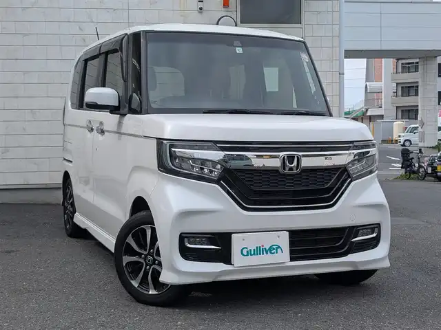 ホンダ Ｎ ＢＯＸ カスタム G L ホンダセンシング 埼玉県 2019(令1)年 2.2万km プラチナホワイトパール 法人ワンオーナー/純正メモリナビ(VXM-195VFi)/フルセグテレビ/バックカメラ/ドライブレコーダー/アイドリングストップ/クルーズコントロール/プッシュスタート/片側パワースライドドア/プッシュスタート/ETC/スマートキー×2/LEDヘッドライト/整備記録簿(R2、R3、R4、R5、R6、R7)