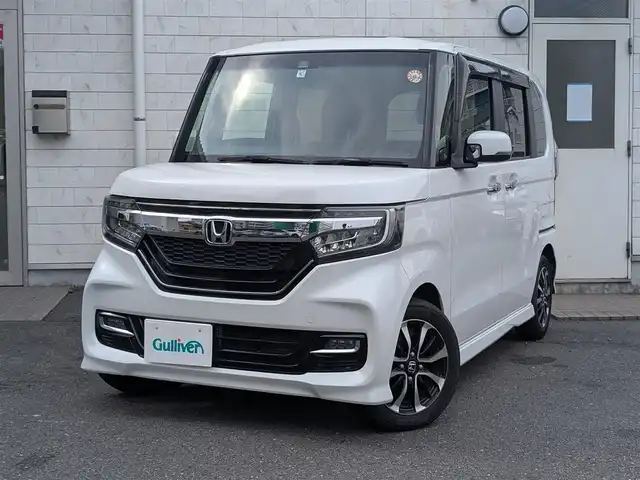ホンダ Ｎ ＢＯＸ カスタム G L ホンダセンシング 埼玉県 2019(令1)年 2.2万km プラチナホワイトパール 法人ワンオーナー/純正メモリナビ(VXM-195VFi)/フルセグテレビ/バックカメラ/ドライブレコーダー/アイドリングストップ/クルーズコントロール/プッシュスタート/片側パワースライドドア/プッシュスタート/ETC/スマートキー×2/LEDヘッドライト/整備記録簿(R2、R3、R4、R5、R6、R7)
