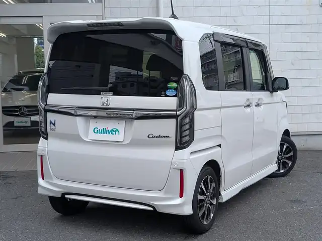 ホンダ Ｎ ＢＯＸ カスタム G L ホンダセンシング 埼玉県 2019(令1)年 2.2万km プラチナホワイトパール 法人ワンオーナー/純正メモリナビ(VXM-195VFi)/フルセグテレビ/バックカメラ/ドライブレコーダー/アイドリングストップ/クルーズコントロール/プッシュスタート/片側パワースライドドア/プッシュスタート/ETC/スマートキー×2/LEDヘッドライト/整備記録簿(R2、R3、R4、R5、R6、R7)