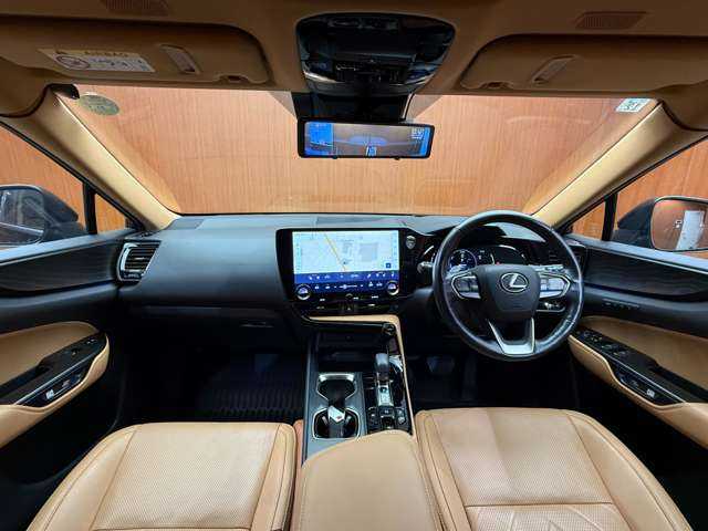 レクサス ＮＸ 350h バージョンL 千葉県 2021(令3)年 3.6万km 黒 三眼LED　/SR　/1オーナー　/純正ナビ　/360°カメラ　/キャメルレザー　/シートヒーター　/ベンチレーション　/レーダークルーズ　/デジタルインナーミラー　/電動リアゲート　/HUD /BSM　/LKA　/ETC/純正20インチAW