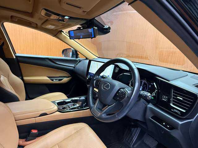 レクサス ＮＸ 350h バージョンL 千葉県 2021(令3)年 3.6万km 黒 三眼LED　/SR　/1オーナー　/純正ナビ　/360°カメラ　/キャメルレザー　/シートヒーター　/ベンチレーション　/レーダークルーズ　/デジタルインナーミラー　/電動リアゲート　/HUD /BSM　/LKA　/ETC/純正20インチAW