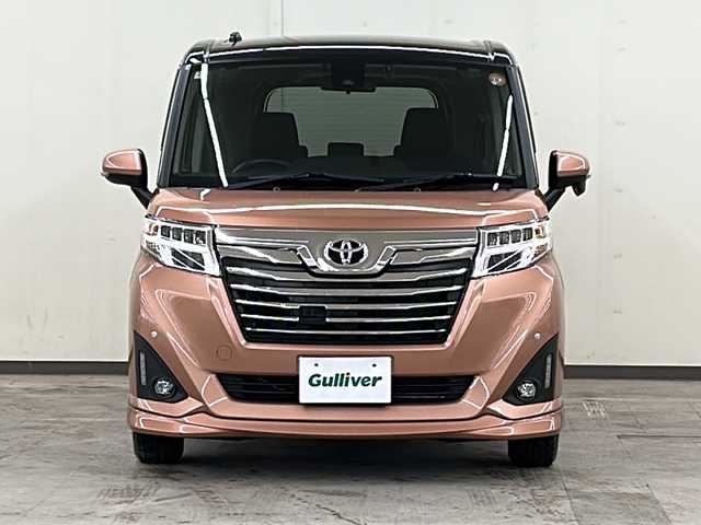 トヨタ ルーミー カスタムG S 道央・札幌 2018(平30)年 3万km ブラックマイカメタリック/ブリリアントカッパークリスタルマイカ 2トーン ワンオーナー//HDDナビ//フルセグテレビ//バックカメラ//アイドリングストップ//クルーズコントロール//プッシュスタート//両側パワースライドドア//ETC//オートライト//ドライブレコーダー//シートヒーター//エンジンスターター