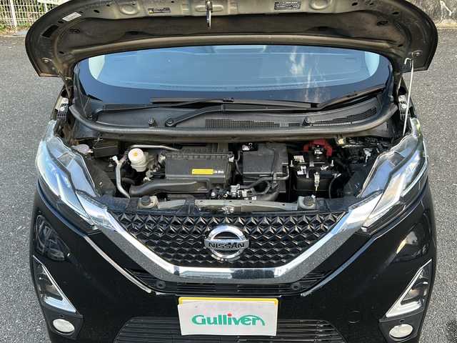 日産 デイズ HWS X プロパイロットED 京都府 2019(令1)年 6.3万km ブラック 純正9インチナビ/・BT Audio/フルセグTV/CD/DVD/プロパイロット/アラウンドビューモニター/バックカメラ/クリアランスソナー/車線逸脱防止装置/横滑り防止装置/プリクラッシュセーフティ/ドラレコ/ETC/アイドリングストップ/ステアリングスイッチ/プッシュスタート/オートライト/オートリトラクタブルミラー/純正ドアバイザー/純正フロアマット/保証書/取説