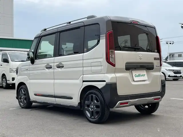 スズキ スペーシア ギア HYBRID XZ 東京都 2024(令6)年 0.4万km 茶 ケンウッドナビ/バックモニター/デュアルカメラブレーキサポート/車線逸脱警報機能/シートヒーター/アダプティブクルーズコントロール/両側電動スライドドア/アイドリングストップ/スマートキー