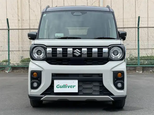 スズキ スペーシア ギア HYBRID XZ 東京都 2024(令6)年 0.4万km 茶 ケンウッドナビ/バックモニター/デュアルカメラブレーキサポート/車線逸脱警報機能/シートヒーター/アダプティブクルーズコントロール/両側電動スライドドア/アイドリングストップ/スマートキー