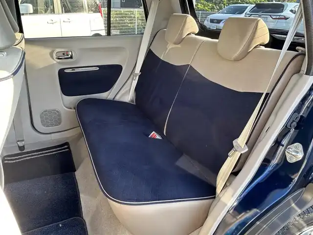 スズキ ラパン モード 大阪府 2020(令2)年 2.1万km ノクターンブルーパール/ホワイト 2トーンルーフ スズキセーフティサポート/ディーラー純正ナビ（Panasonic製）/　（フルセグTV/CD/DVD/Bluetooth/USB）/全方位モニター/前席シートヒーター/デジタルインナーミラー/ビルトインETC/純正フロアマット