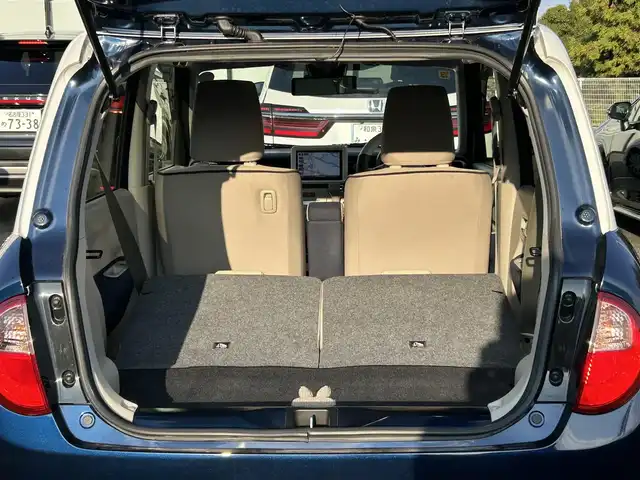 スズキ ラパン モード 大阪府 2020(令2)年 2.1万km ノクターンブルーパール/ホワイト 2トーンルーフ スズキセーフティサポート/ディーラー純正ナビ（Panasonic製）/　（フルセグTV/CD/DVD/Bluetooth/USB）/全方位モニター/前席シートヒーター/デジタルインナーミラー/ビルトインETC/純正フロアマット