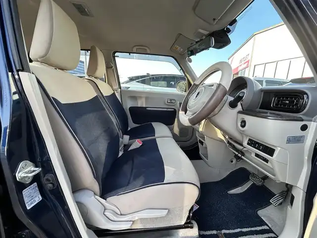 スズキ ラパン モード 大阪府 2020(令2)年 2.1万km ノクターンブルーパール/ホワイト 2トーンルーフ スズキセーフティサポート/ディーラー純正ナビ（Panasonic製）/　（フルセグTV/CD/DVD/Bluetooth/USB）/全方位モニター/前席シートヒーター/デジタルインナーミラー/ビルトインETC/純正フロアマット