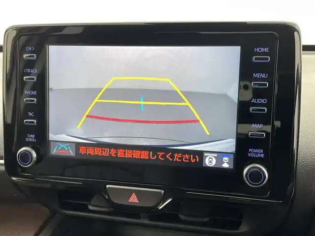 トヨタ ヤリスクロス ハイブリッド Z 熊本県 2021(令3)年 3.5万km ブラックマイカ/ホワイトパールクリスタルシャイン 2トーン 禁煙車　/純正ナビ（ＡＭ・ＦＭ・ＢＴ・フルセグ）/全方位カメラ　/ビルトインＥＴＣ　/前席シートヒーター　/運転席パワーシート　/ステアリングヒーター/前後クリアランスソナー　/トヨタセーフティーセンス/・レーダークルーズコントロール/・プリクラッシュセーフティ/・レーンキープアシスト/・標識認識機能/・ブラインドスポットモニター/横滑り防止/前後クリアランスソナー/AC100充電/純正フロアマット/純正１８インチAW/オートライト/オートマチックハイビーム/LEDヘッドライト/スマートキー/プッシュスタート/スペアキー1本/保証書　/取扱説明書