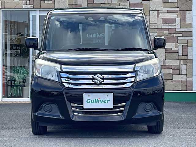 スズキ ソリオ G 徳島県 2020(令2)年 6.2万km スーパーブラックパール スズキセーフティサポート/追従式クルーズコントロール/社外7型ナビ【CN-RA07WD】/（フルセグ/Bluetooth/FM/AM/SD/ipod/USB/DISC）/バックカメラ/片側パワースライドドア/レーンキープアシスト/コーナーセンサー/ドライブレコーダー/オートライト/ドアバイザー/電格ミラー/プッシュスタート/スマートキー