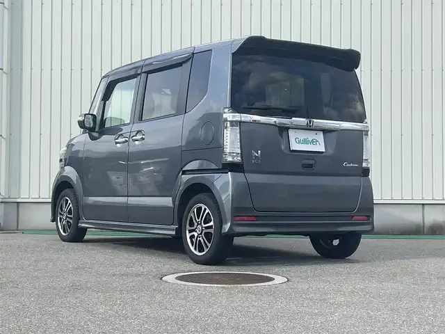 ホンダ Ｎ ＢＯＸ カスタム G 富山県 2013(平25)年 8.4万km ポリッシュドメタルメタリック ＡＬＰＩＮＥ製８インチナビ／/フルセグＴＶ／/Ｂｌｕｅｔｏｏｔｈ／/ＤＶＤ再生／/純正フリップダウンモニター／/両側パワースライドドア／/スマートキー／/ＥＴＣ／/ＨＩＤオートライト／/ステアリングスイッチ