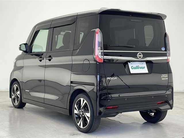 日産 ルークス HWS Gターボ プロパイロットED 千葉県 2020(令2)年 3.1万km ブラック 純正9インチSDナビ（MM320D-L）/全方位カメラ/両側パワースライドドア/純正前方ドライブレコーダー/プロパイロット/インテリジェントエマージェンシーブレーキ/踏み間違え防止アシスト/車線逸脱警報/LEDオートヘッドライト/ハイビームアシスト/前後コーナーセンサー/フォグランプ/純正フロアマット/純正15インチアルミホイール/ドアバイザー/プッシュスタート/スマートキー/ビルトインETC