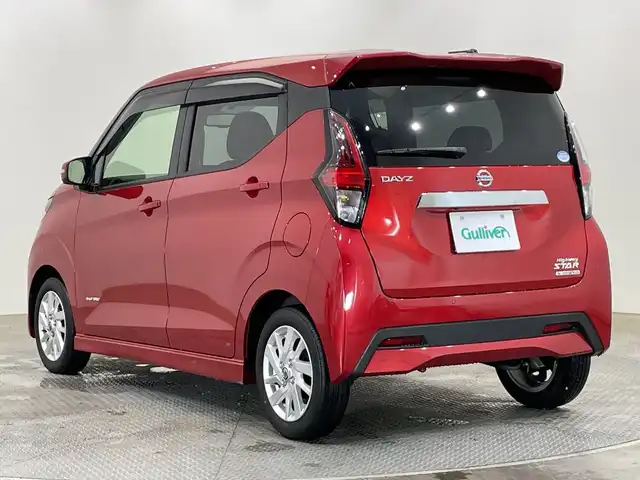 日産 デイズ ハイウェイスターX 栃木県 2021(令3)年 3.1万km スパークリングレッドM 純正ナビ/　（CD/DVD/フルセグTV/Bluetooth/MSV/AUX）/バックカメラ/アラウンドビューカメラ/エマージェンシーブレーキ/前後コーナーセンサー/ETC2.0/前方ドライブレコーダー/LEDヘッドライト/アイドリングストップ/スマートキー/プッシュスタート/純正アルミホイール/純正フロアマット