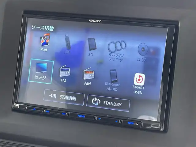 スズキ ワゴンＲ スマイル G 滋賀県 2023(令5)年 0.6万km 黒 禁煙車/社外8インチナビ/CD.DVD.フルセグ.Bluetooth/デュアルカメラブレーキサポート/車線逸脱警報/オートライト/コーナーセンサー/両側スライドドア/スマートキー/スペアキー