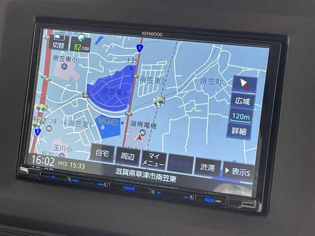 スズキ ワゴンＲ スマイル G 滋賀県 2023(令5)年 0.6万km 黒 禁煙車/社外8インチナビ/CD.DVD.フルセグ.Bluetooth/デュアルカメラブレーキサポート/車線逸脱警報/オートライト/コーナーセンサー/両側スライドドア/スマートキー/スペアキー